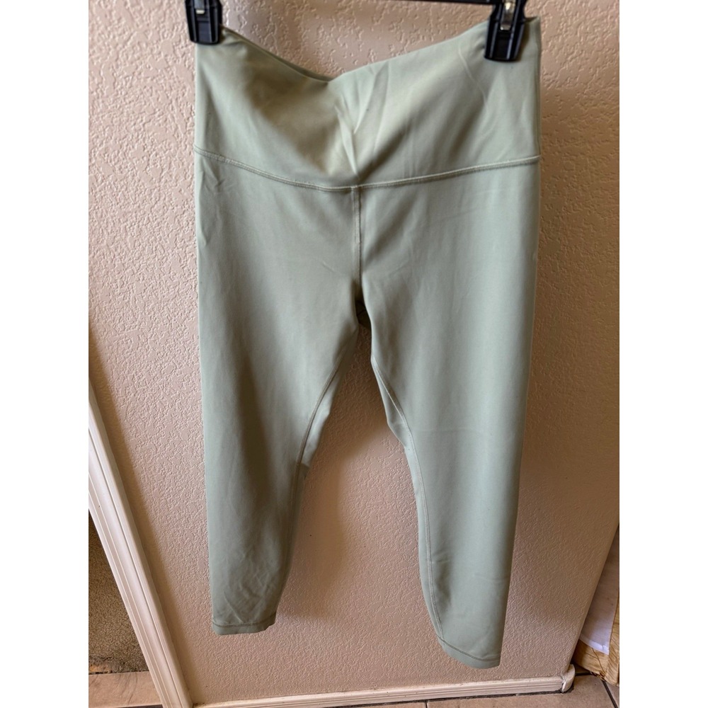 lululemon athletica Wunder Under High Rise Green Ankle Leggings Women's 6